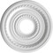 Ekena Millwork Cole PVC Ceiling Medallion (Fits Canopies up to 4 1/4"), Metallic Charcoal, 13"OD x 3 1/2"ID x 3/4"P CMP13COCCH - alternate 3